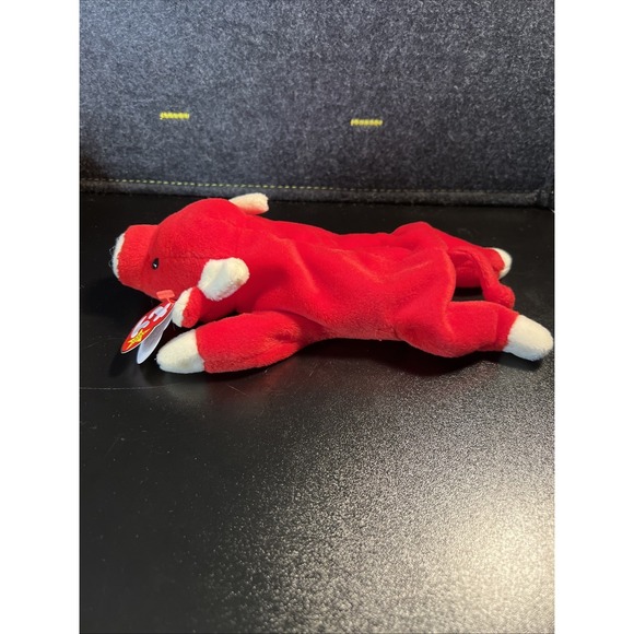 Ty Beanie Baby - SNORT the Bull (9 Inch) NEW NWT Plush Stuffed Animal Toy (1995) - Picture 5 of 10